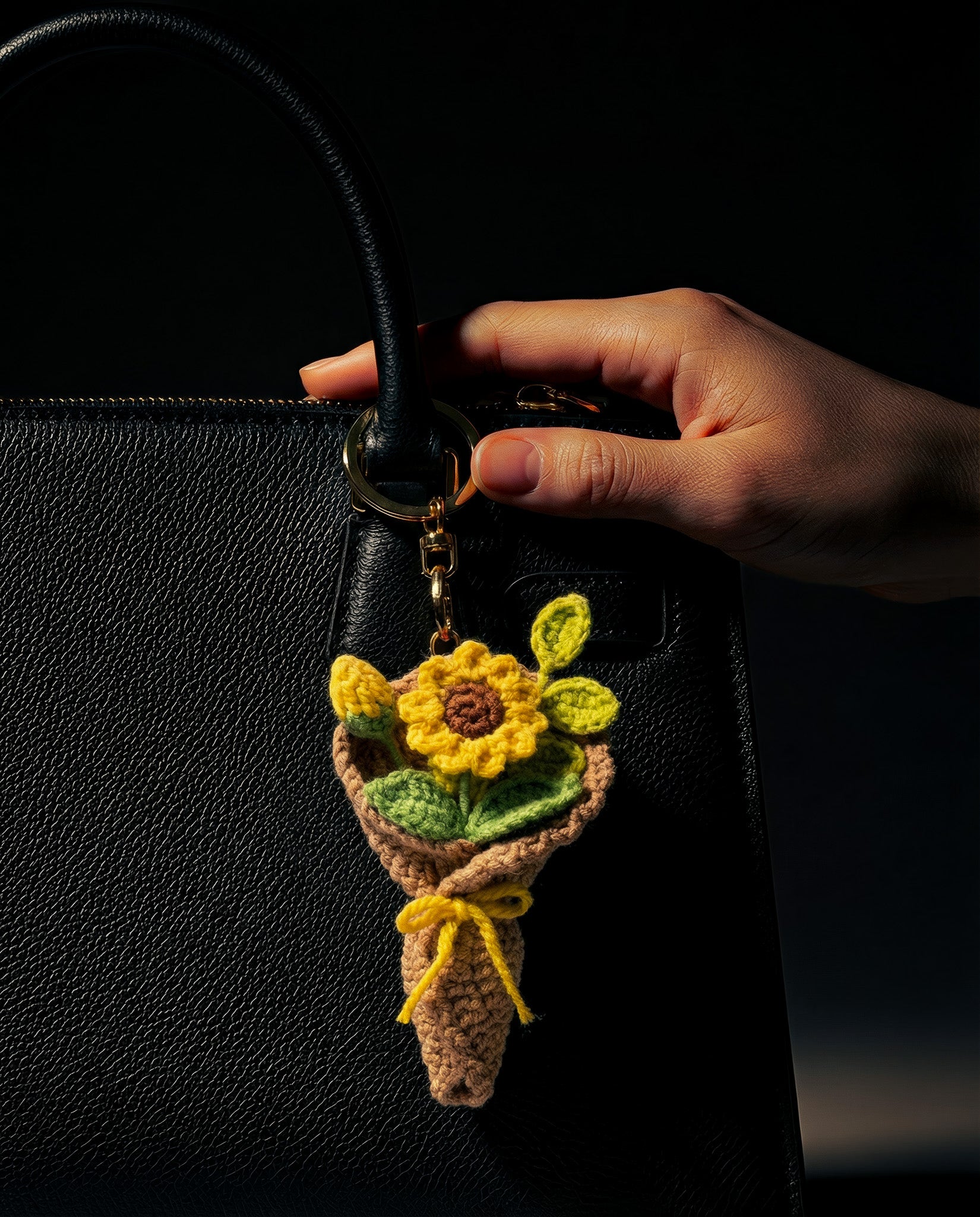 Porte-clés Soleil d'or